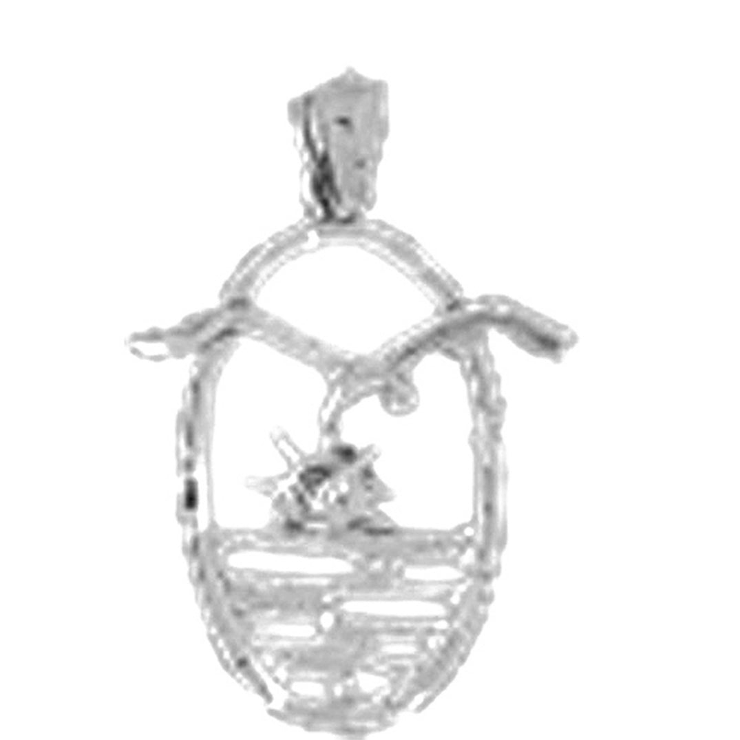 Sterling Silver Bird Pendant