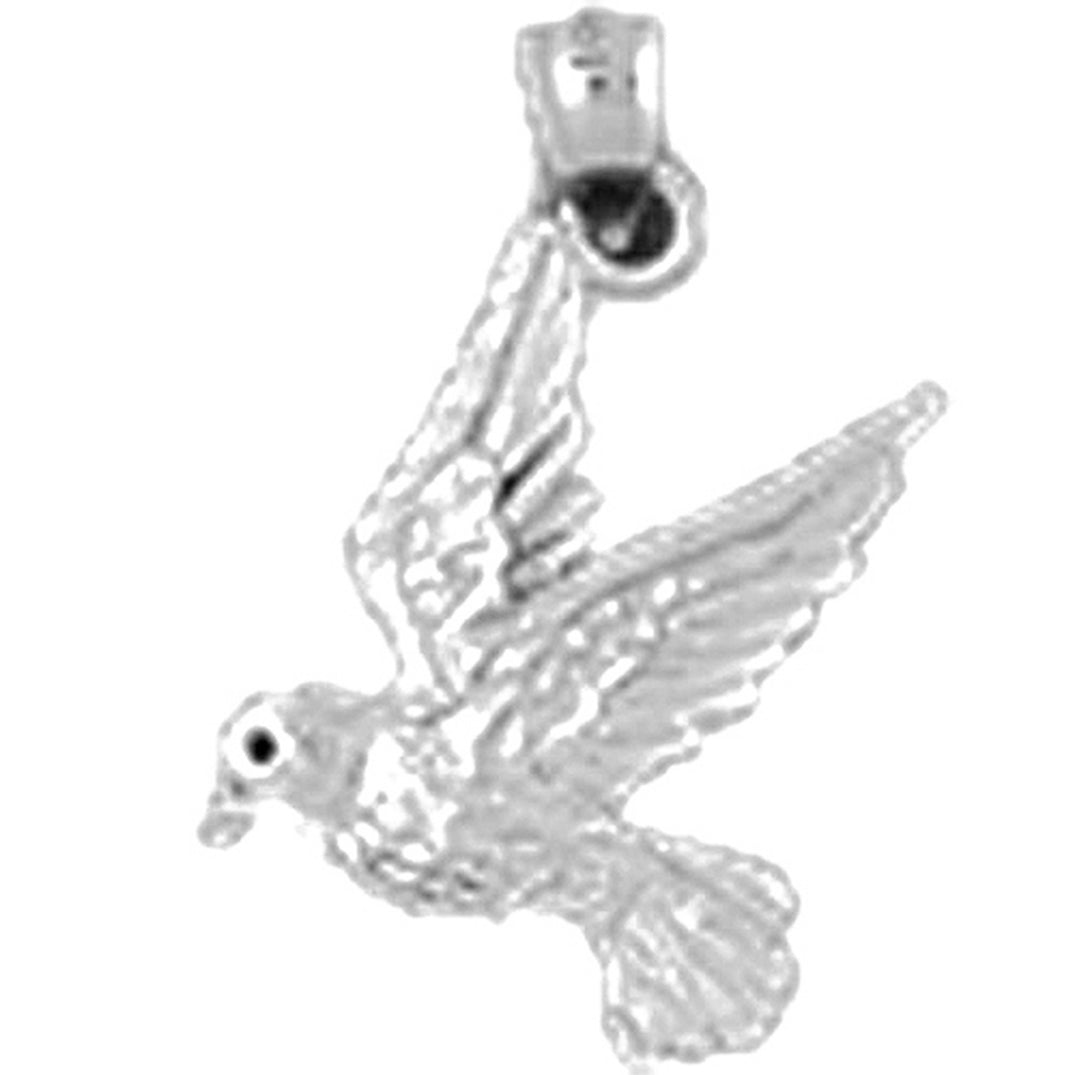 Sterling Silver Bird Pendant