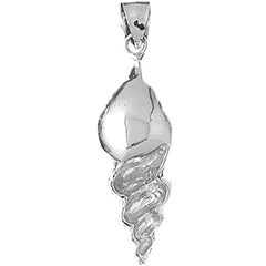 Sterling Silver Conch Shell Pendant