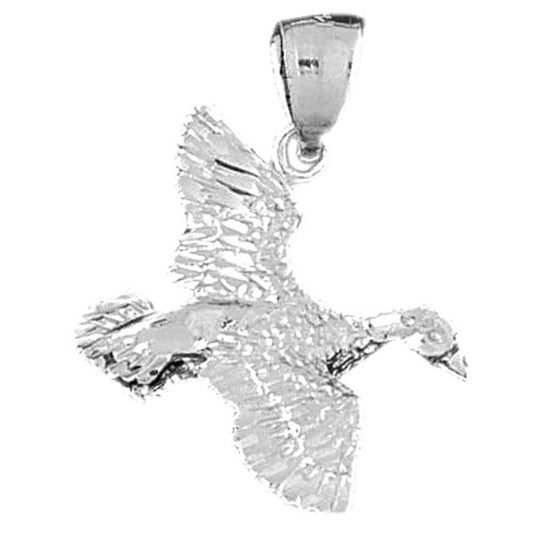 Sterling Silver Bird Pendant