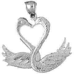 Sterling Silver Swan Pendant