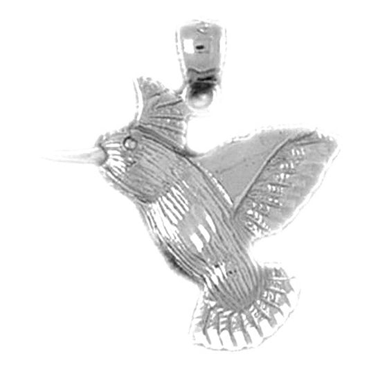 Sterling Silver Hummingbird Pendant