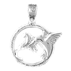 Sterling Silver Hummingbird Pendant