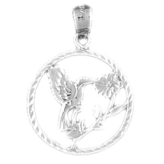 Sterling Silver Hummingbird Pendant