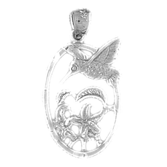 Sterling Silver Hummingbird Pendant