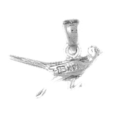 Sterling Silver 3D Road Runner Pendant