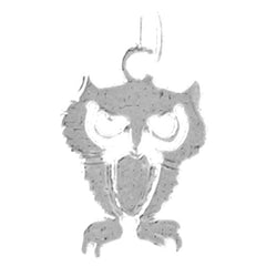 Sterling Silver Owl Pendant