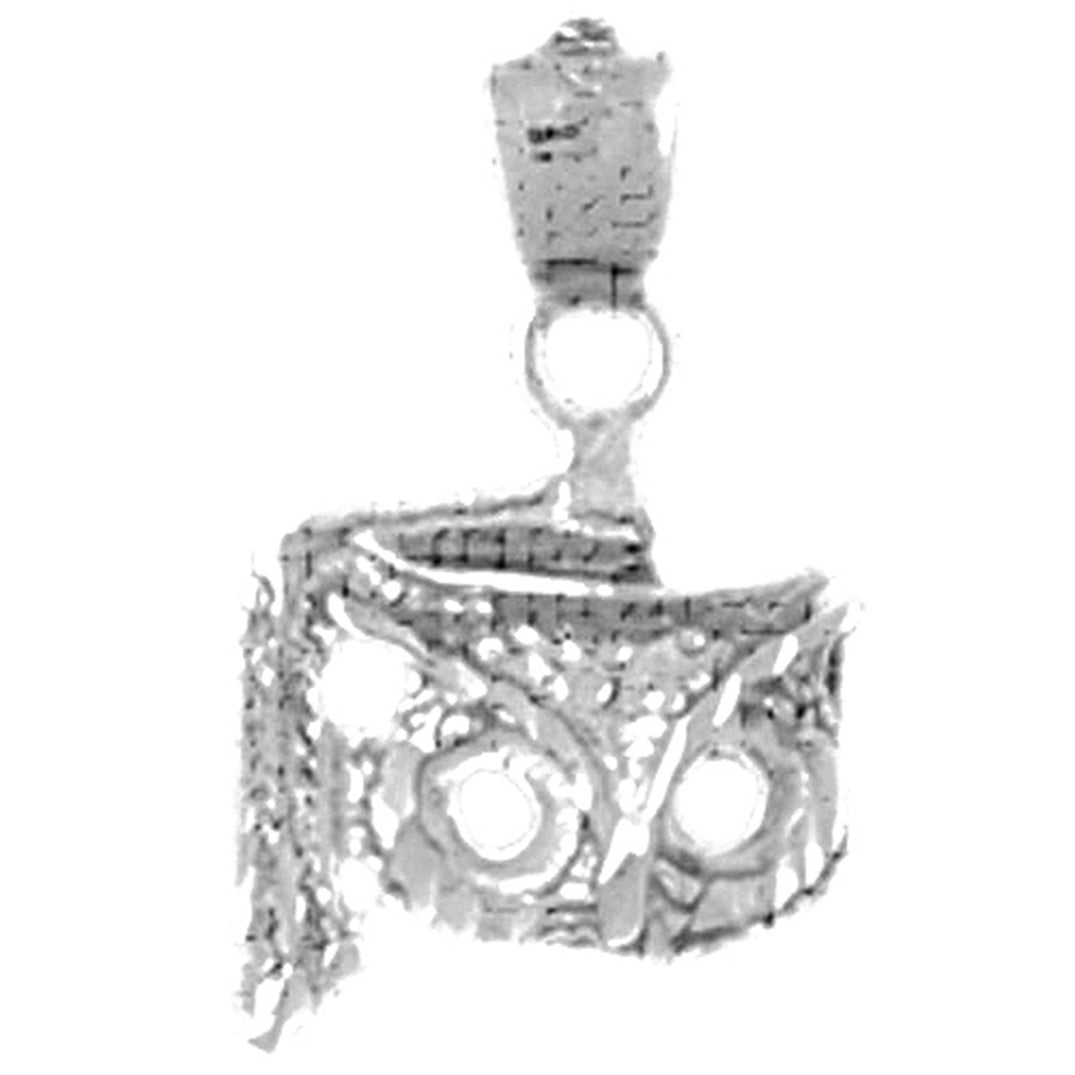 Sterling Silver Owl Pendant