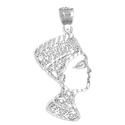 Sterling Silver Nefertiti Pendant