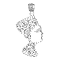 Sterling Silver Nefertiti Pendant
