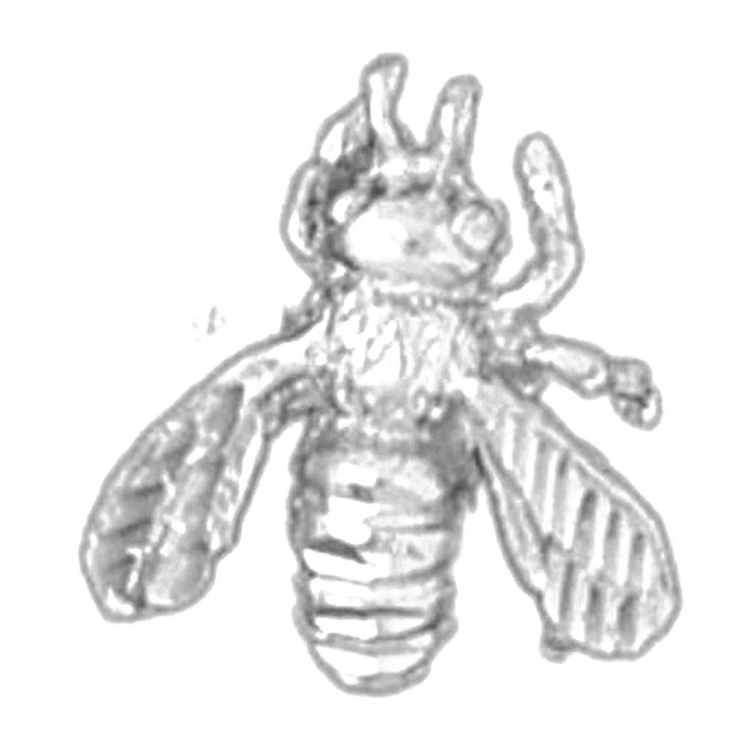 Sterling Silver Bee Pendant