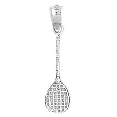 Sterling Silver Tennis Racquets Pendant