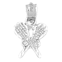 Sterling Silver Tennis Ball Pendant