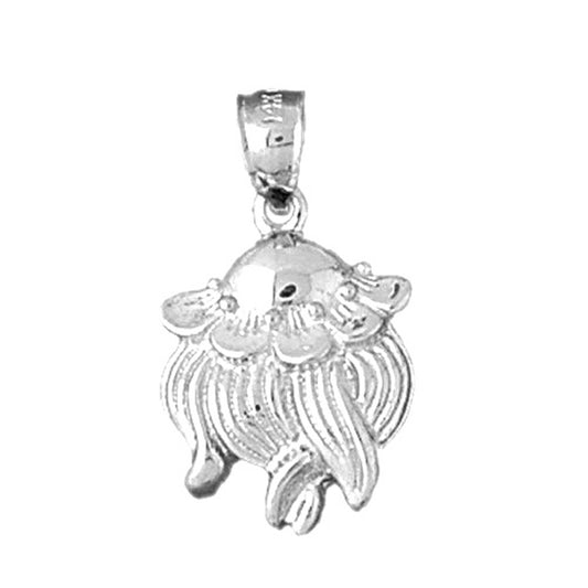Sterling Silver Octopus Pendant