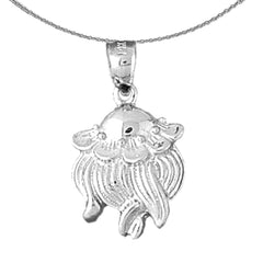 Sterling Silver Octopus Pendant (Rhodium or Yellow Gold-plated)