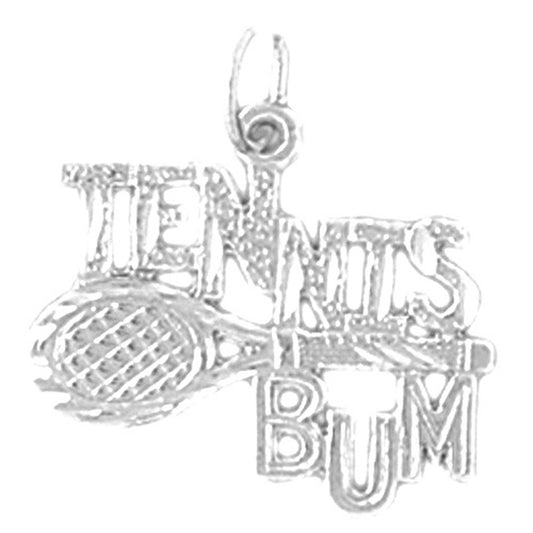 Sterling Silver Ping Pong Paddle Pendant