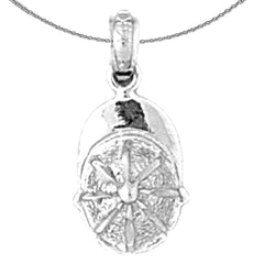 Sterling Silver Jockey Helmet Pendant (Rhodium or Yellow Gold-plated)