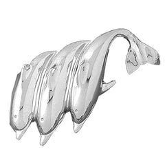 Sterling Silver Dolphins Pendant