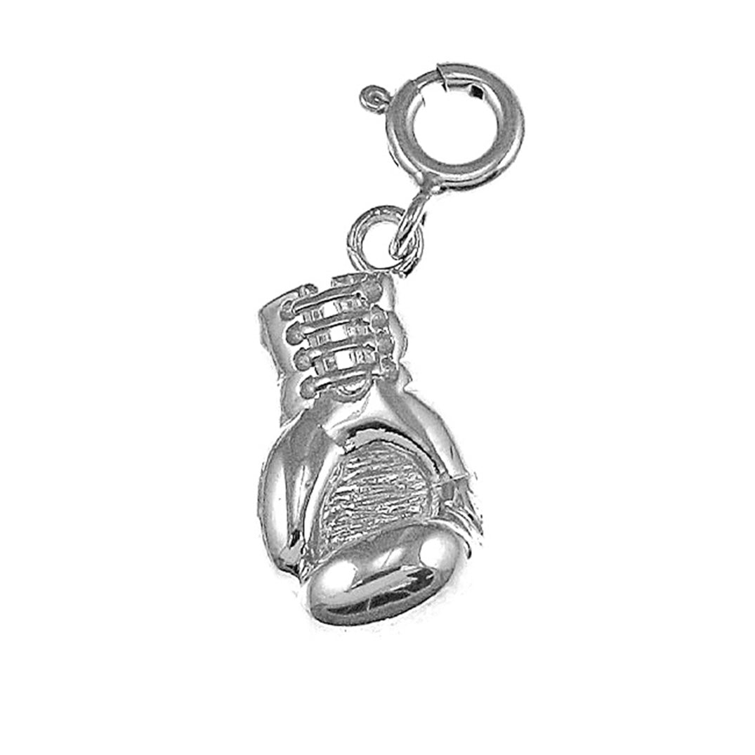 Sterling Silver Boxing Gloves Pendant