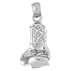 Sterling Silver Boxing Gloves Pendant