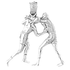 Sterling Silver Boxers Pendant