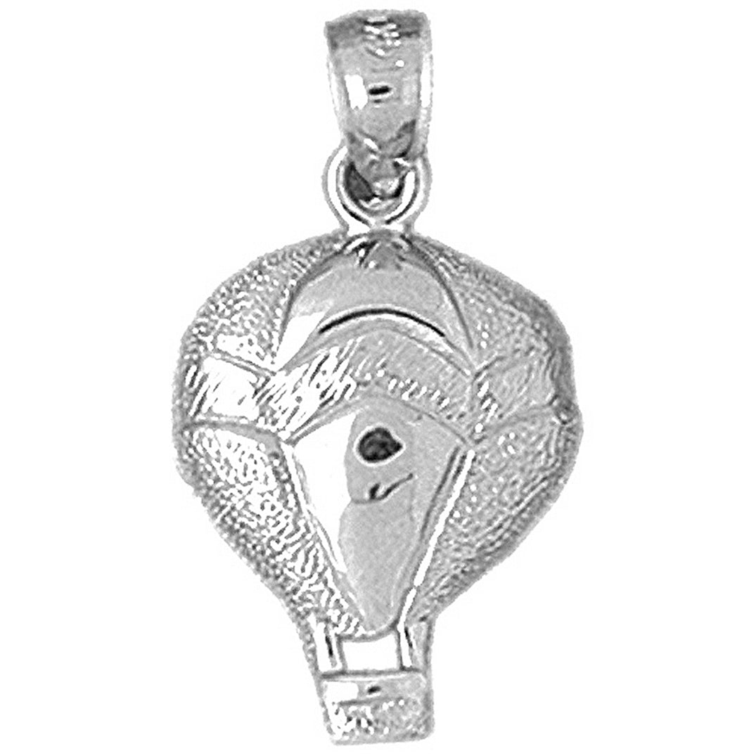 Sterling Silver Hot Air Balloon Pendant