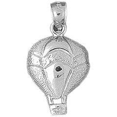 Sterling Silver Hot Air Balloon Pendant