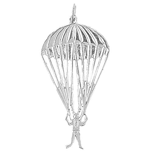 Sterling Silver Parachuter Pendant