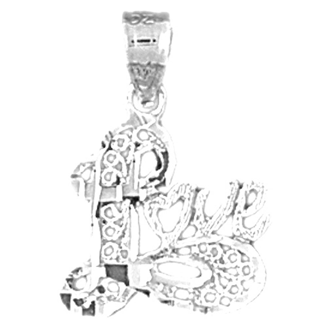 Sterling Silver Love Pendant