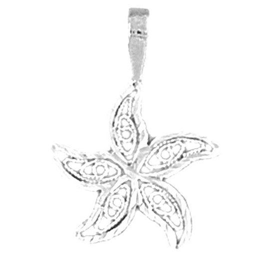 Sterling Silver Starfish Pendant