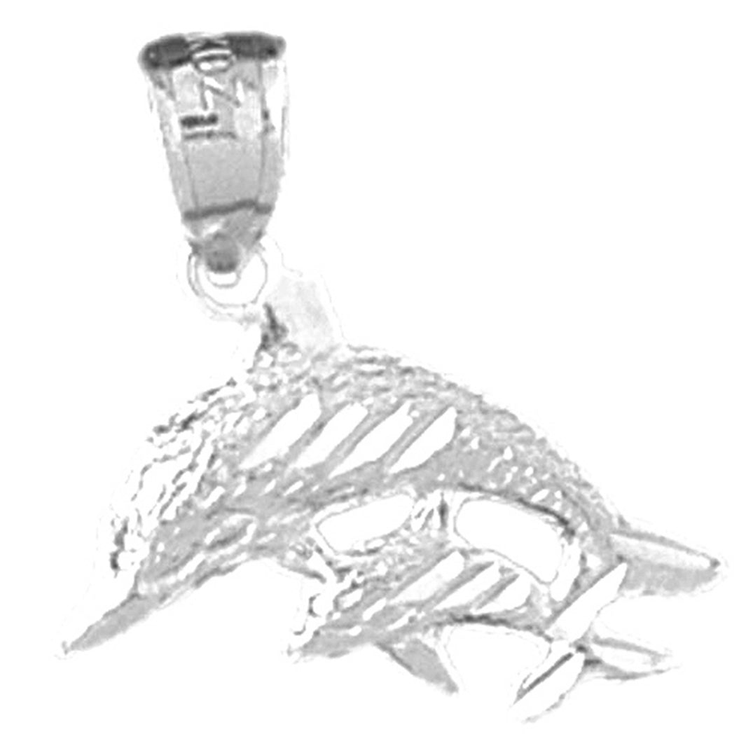 Sterling Silver Dolphin Pendant