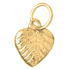 Yellow Gold-plated Silver Heart Pendant