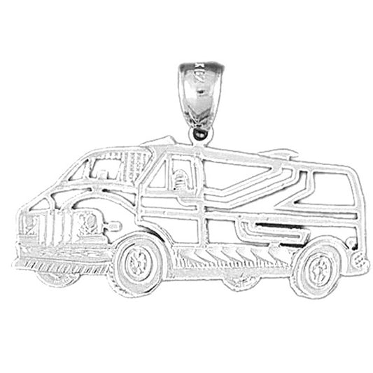 Sterling Silver Van Pendant