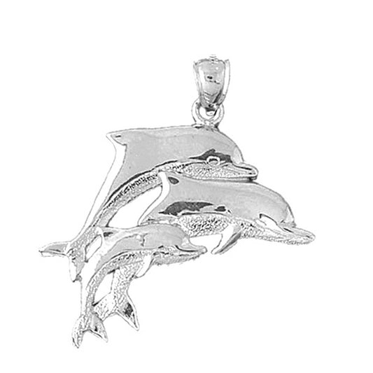 Sterling Silver Dolphin Pendant