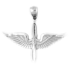 Sterling Silver Us Air Force Pendant
