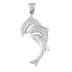 Sterling Silver Dolphin Pendant