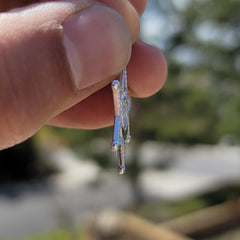 Colgante con insignia de sheriff en plata de ley (chapado en rodio o oro amarillo)