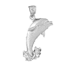 Sterling Silver Dolphin Pendant