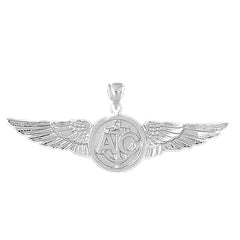 Sterling Silver United States Navy Pendant