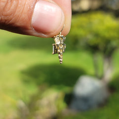 Colgante de plata de ley Np Nurse Practitioner (chapado en rodio o oro amarillo)