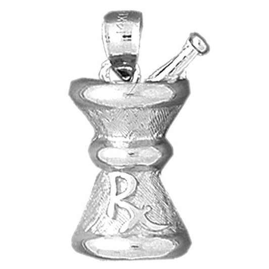 Sterling Silver Rx Mixing Bowl Pendant
