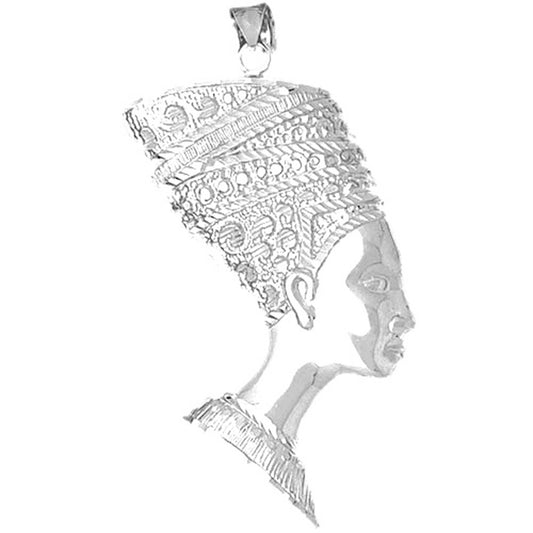 Sterling Silver Nefertiti Pendant