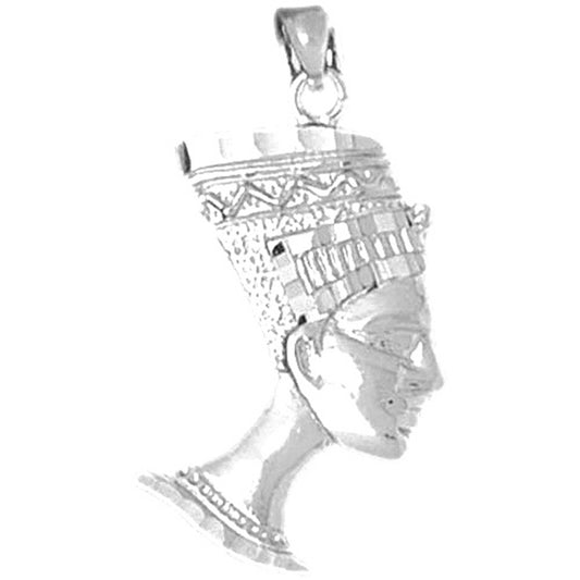 Sterling Silver Nefertiti Pendant