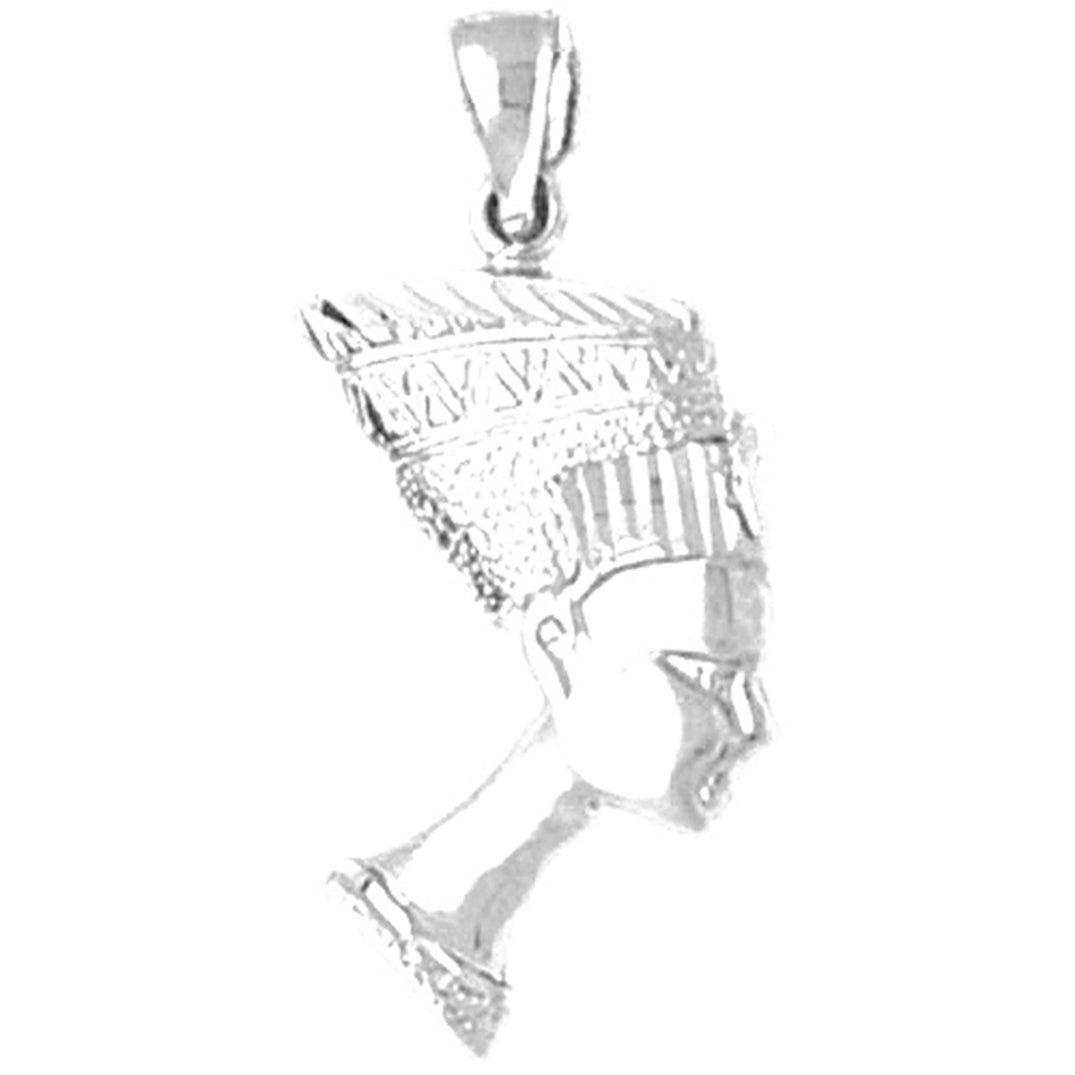 Sterling Silver Nefertiti Pendant