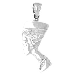 Sterling Silver Nefertiti Pendant