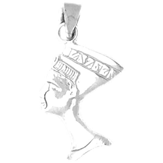 Sterling Silver Nefertiti Pendant