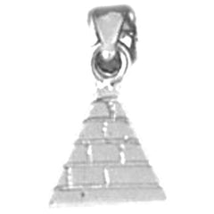 Sterling Silver Pyramid Pendant