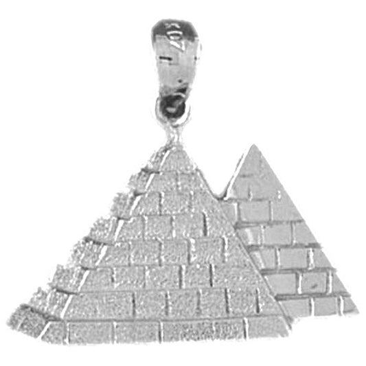Sterling Silver Pyramid Pendant