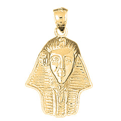 Yellow Gold-plated Silver King Tut Pendant