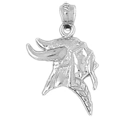 Sterling Silver Roman Soldier Helmet Pendant